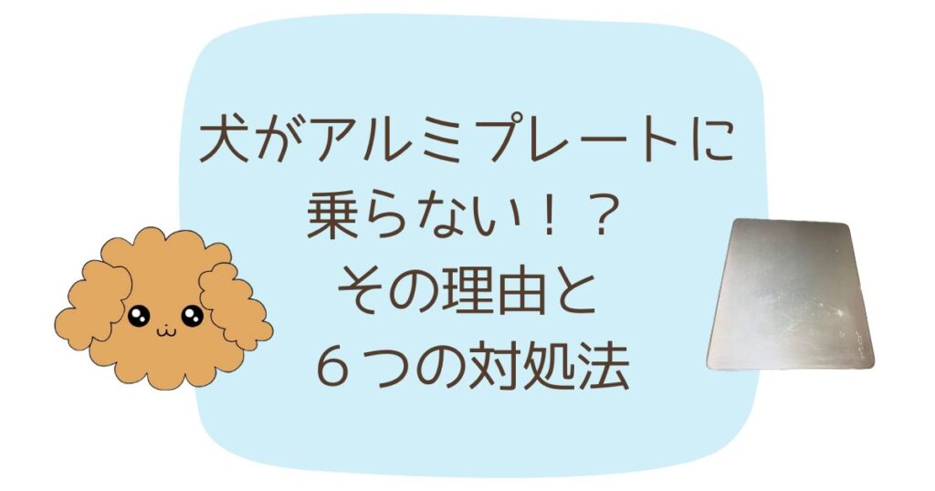 犬　アルミプレート　乗らない